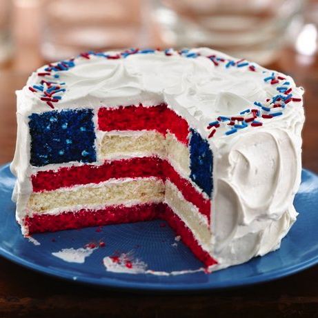 How to Make the American Flag Cake - We're Calling Shenanigans