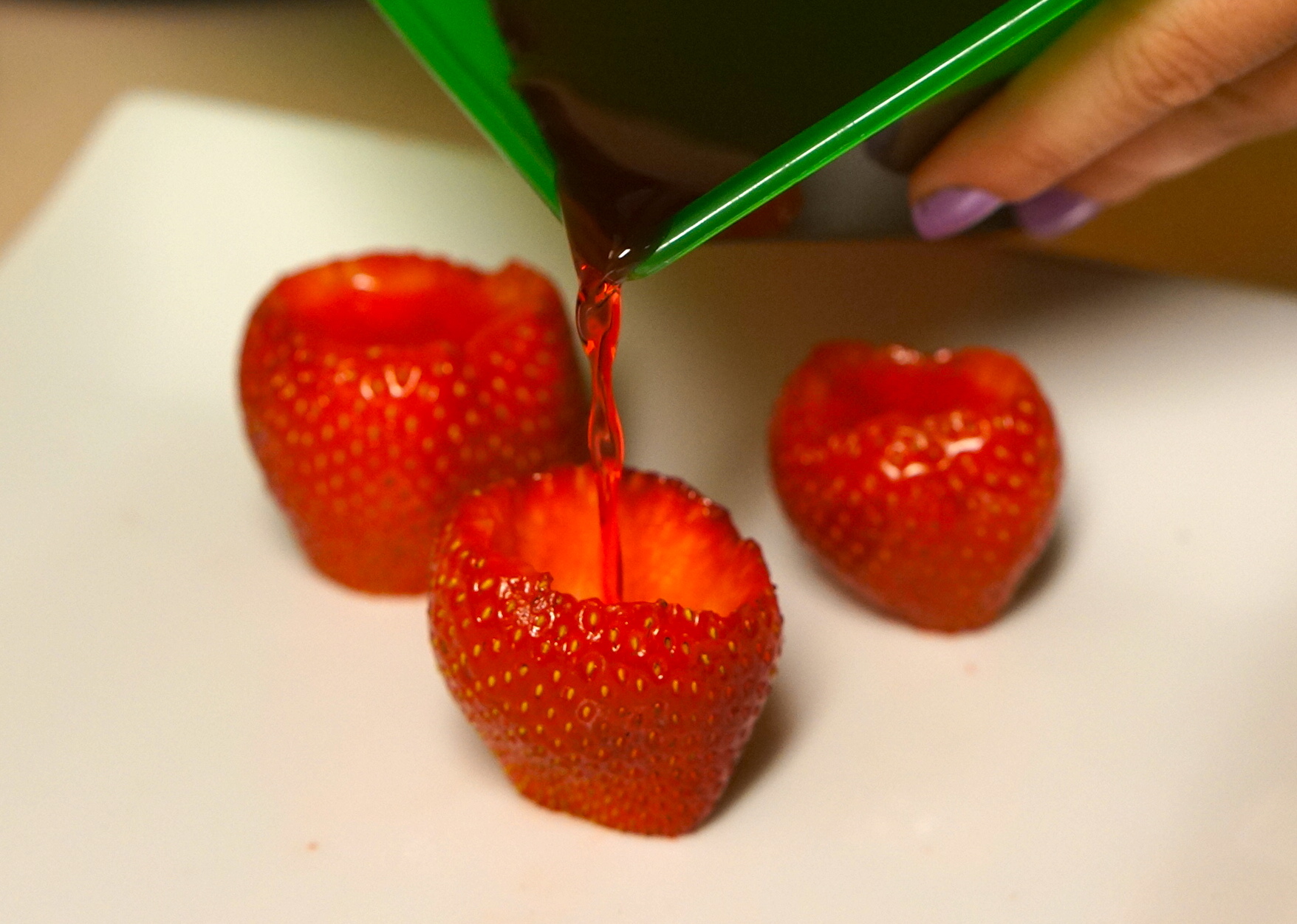 How to Make Jello Shots in Strawberries - We're Calling Shenanigans